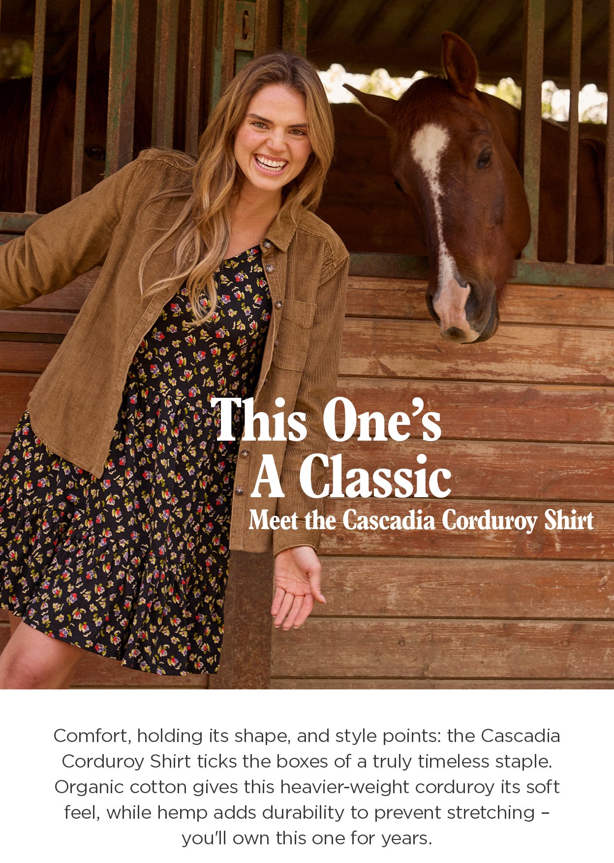This One's A Classic Sub-head: Meet the Cascadia Corduroy Shirt