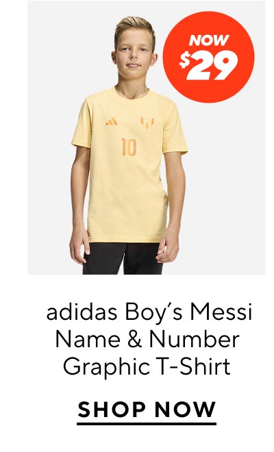 Now $29 adidas Boys Messi Name & Number Graphic T-Shirt