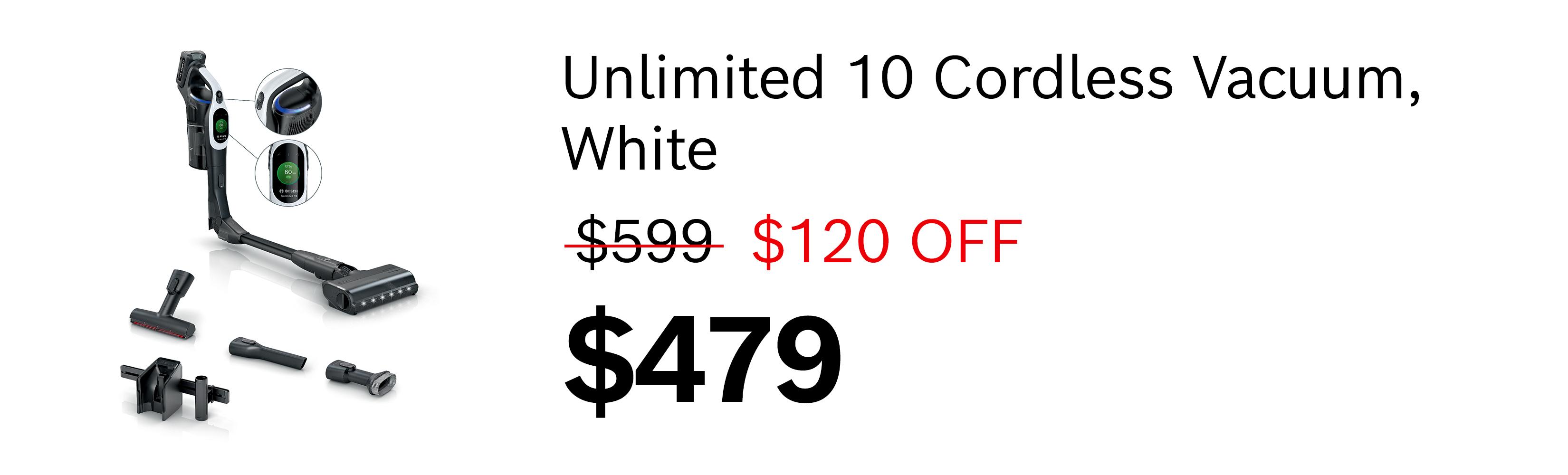 Vacuum Cleaner Unlimited 10 White