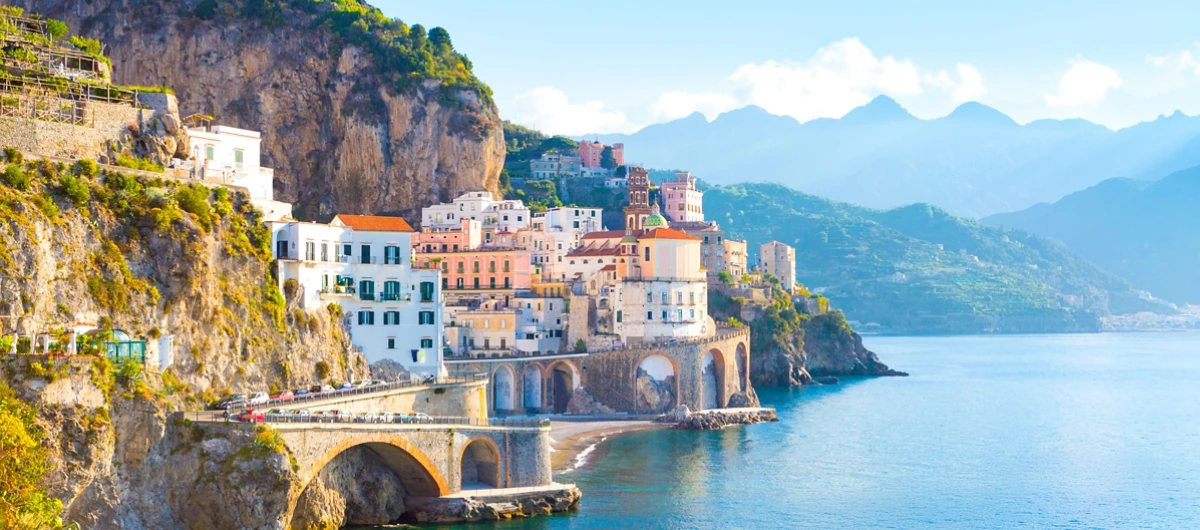 Coastline Mediterranean Town Amalfi