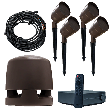 VOLT OHM 4.1 Outdoor Audio System with Amplifier, Powered by WiiM
