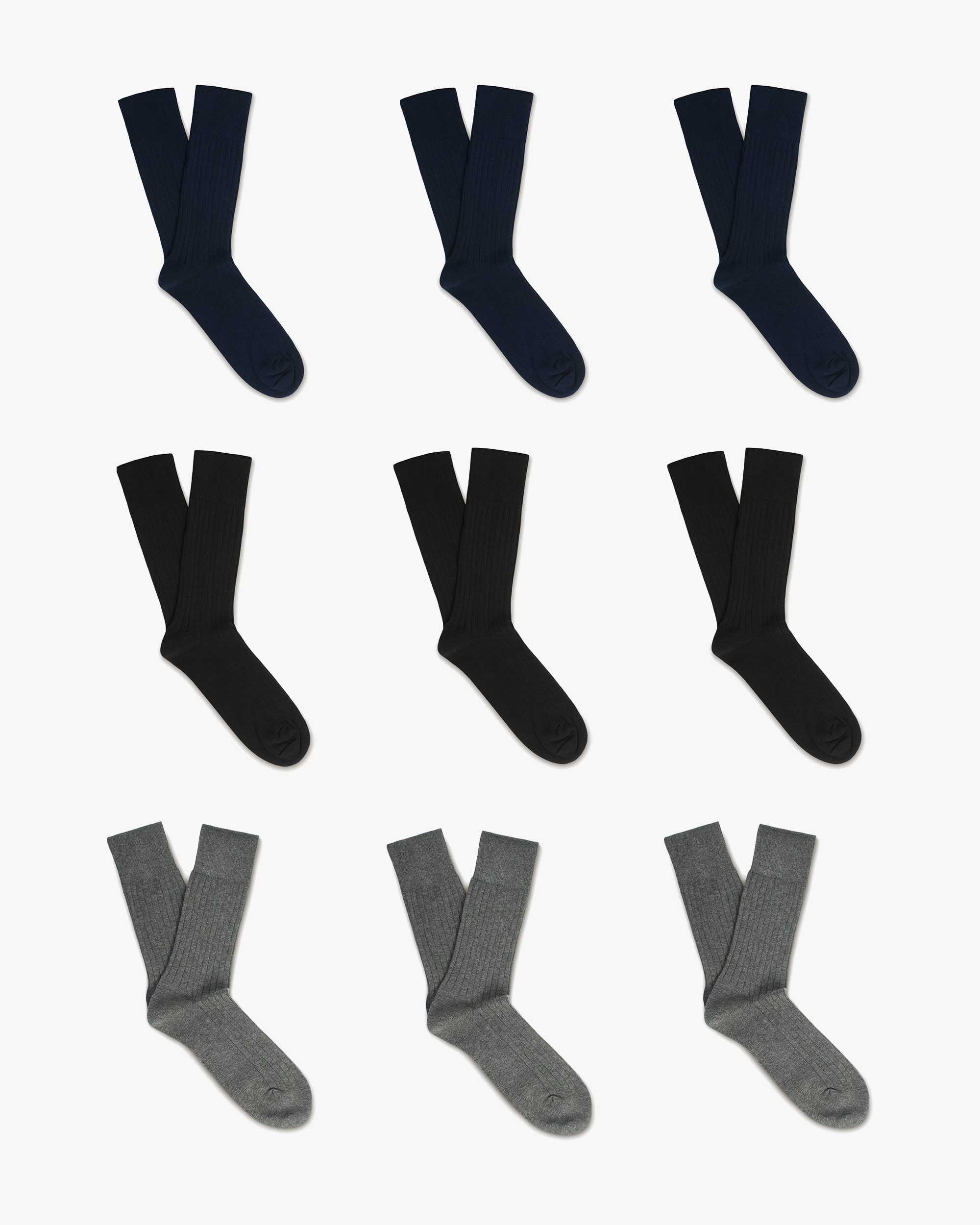Image of Oscar – Cotton Socks – 9-pack