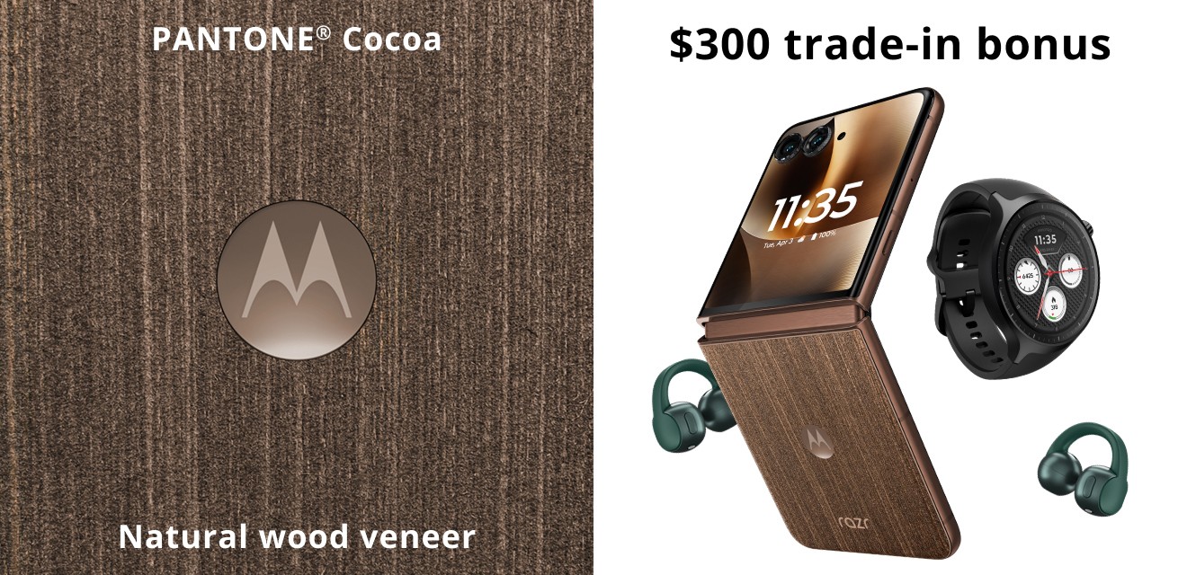 Pantone(R) Cocoa Natural Wood Veneer - $300 trade-in bonus