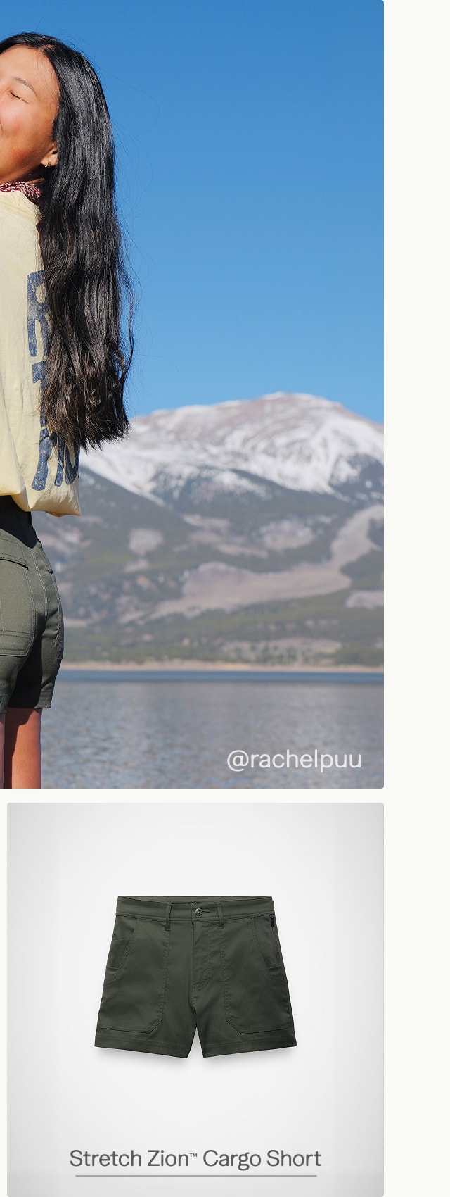 stretch zion cargo short
