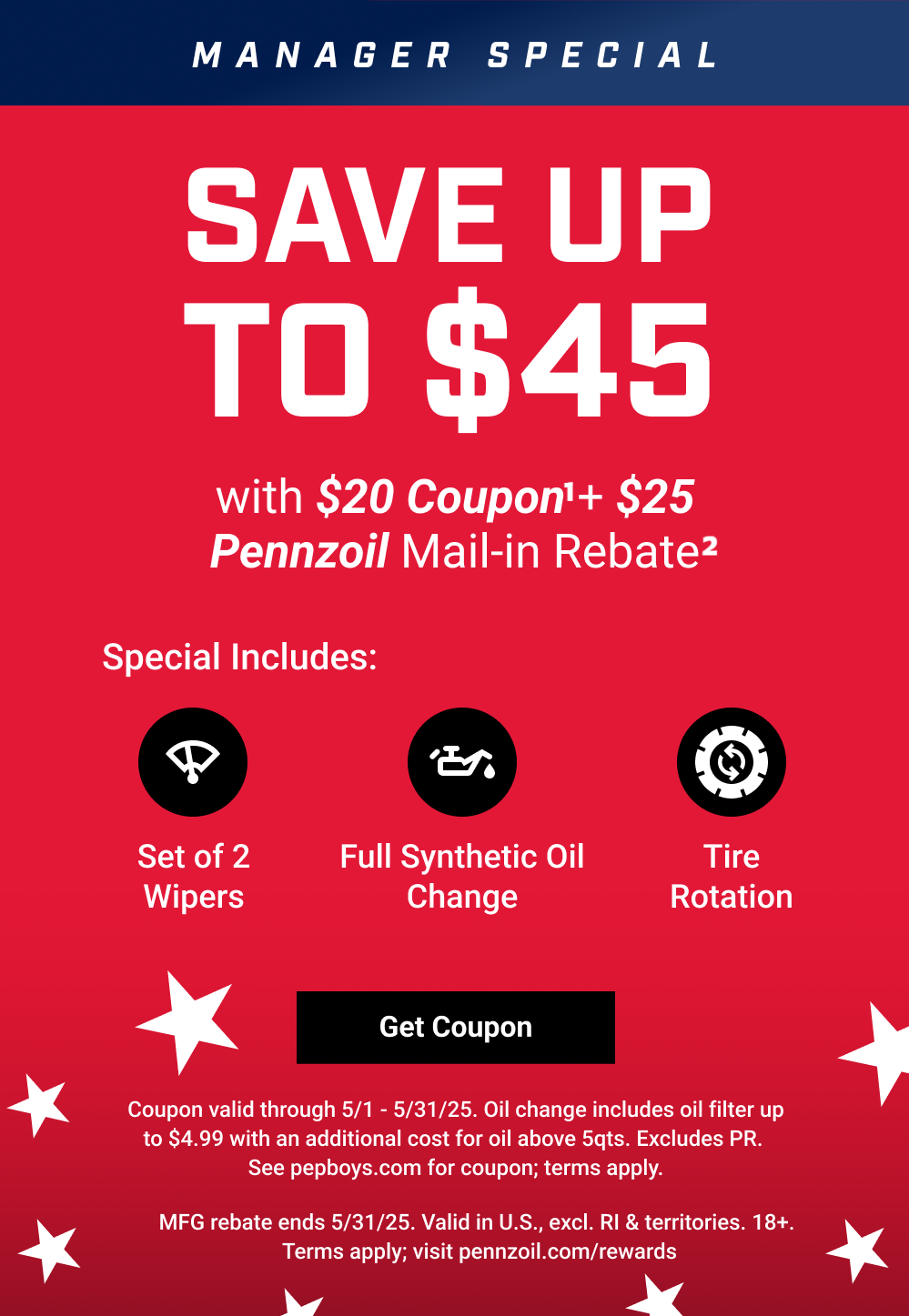SAVE UP TO $45(2)