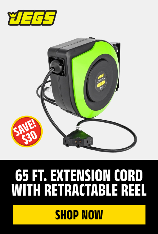 65 ft. Extension Cord with Retractable Reel