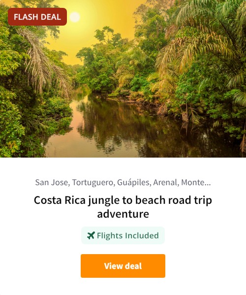 Costa Rica jungle to beach road trip adventure