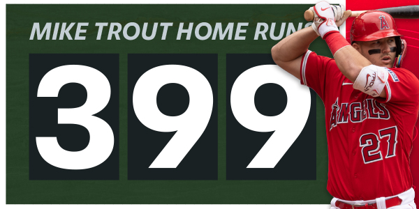Mike Trout Home Runs - 399