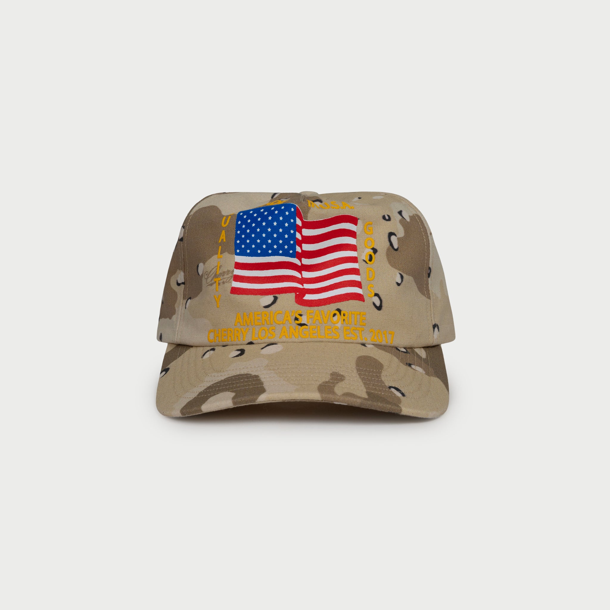 Image of America's Favorite 5 Panel Hat (Desert Camo)