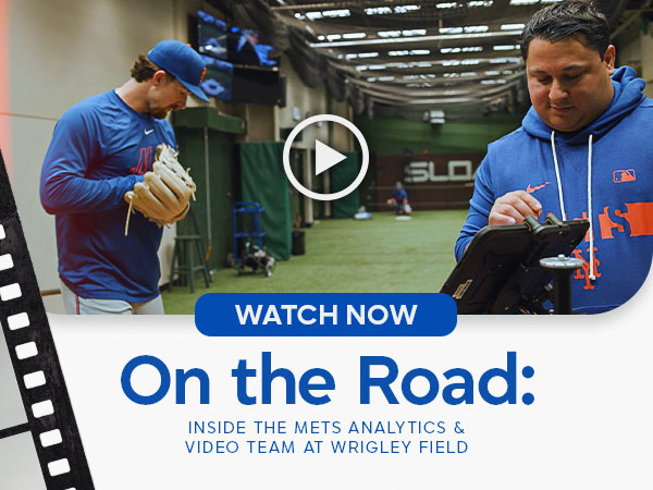 WATCH NOW On the Road: Inside the Mets Analytics & Video Team at Wrigley Field