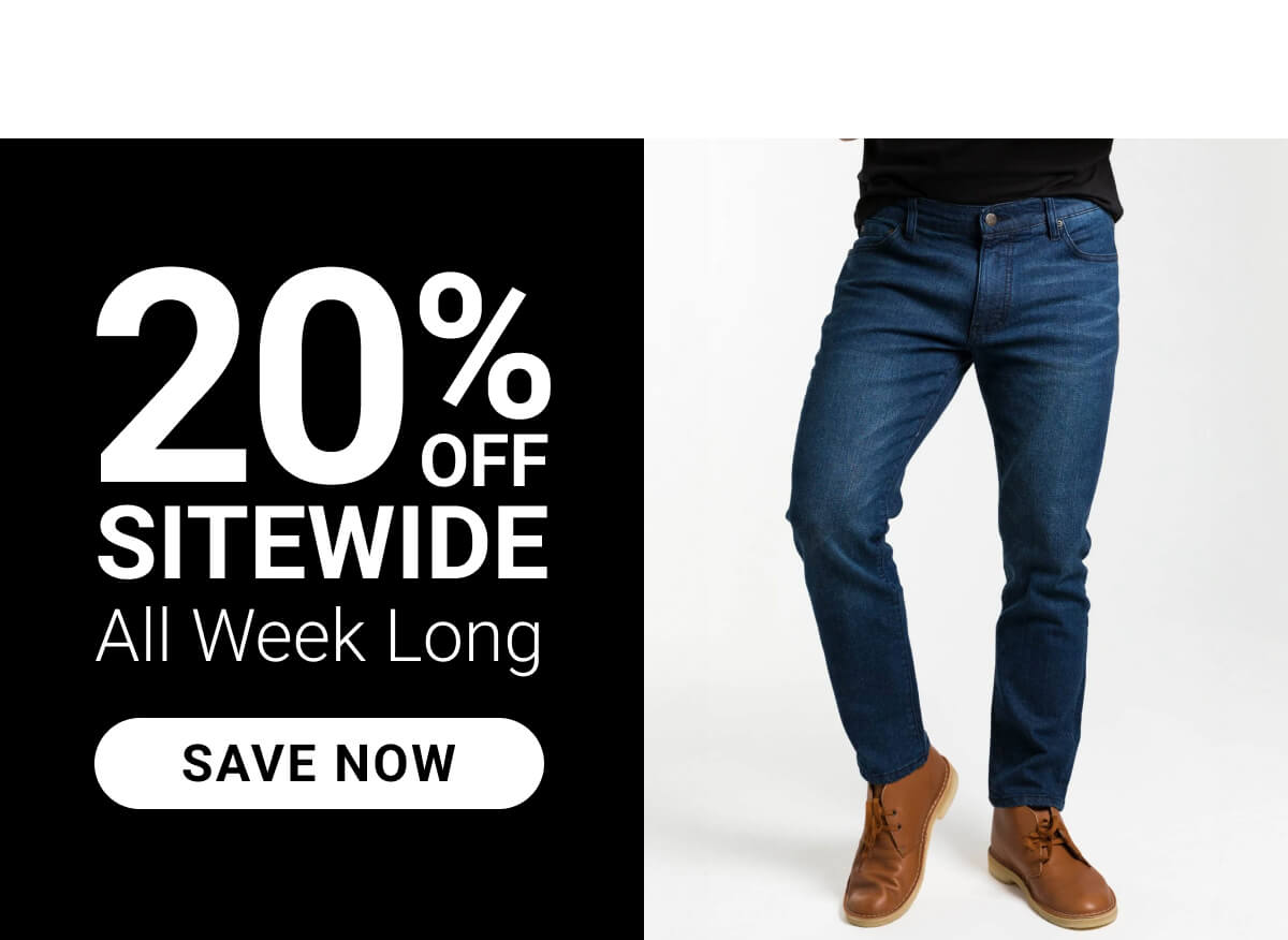 20% Off Sitewide