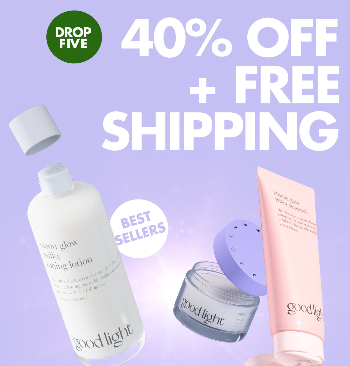 40% off + Free Shipping