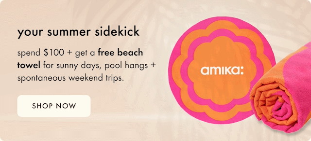get a free beach towel with orders over $100