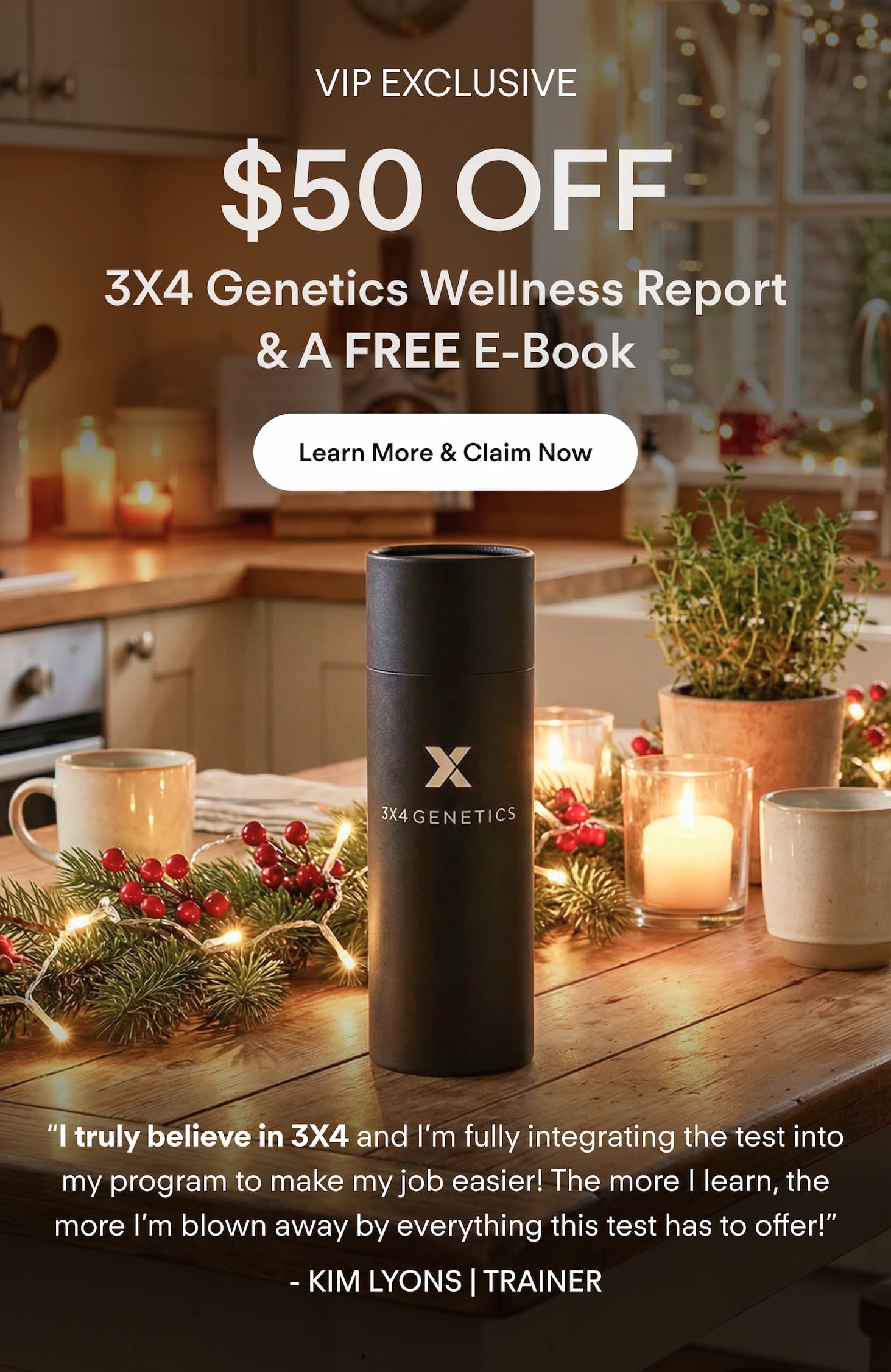 3x4 Genetics Wellness Report