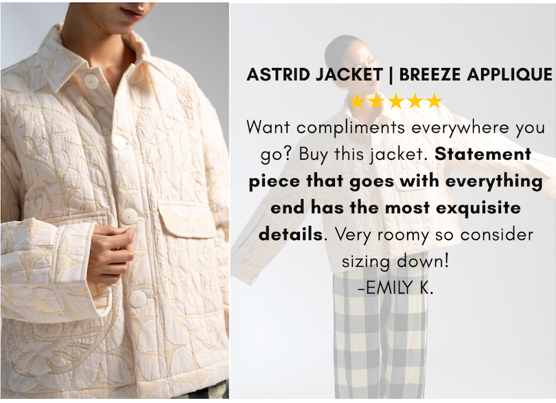 Astrid Jacket | Breeze Applique