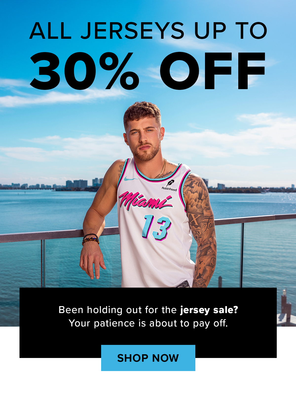All Jerseys Up to 30% Off | Shop Now