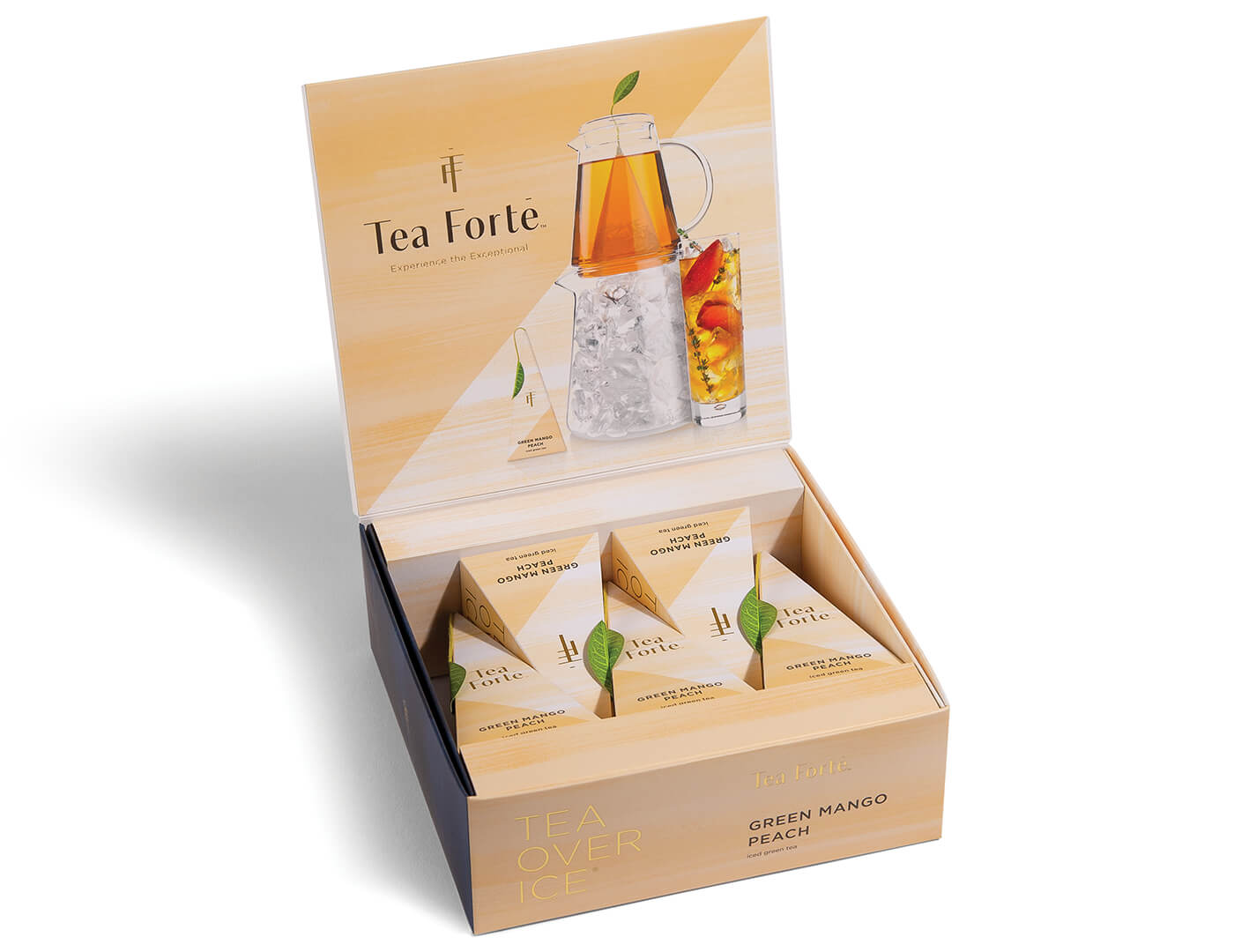 Image of Tea Over Ice 5pk Box Iced Green Mango Peach