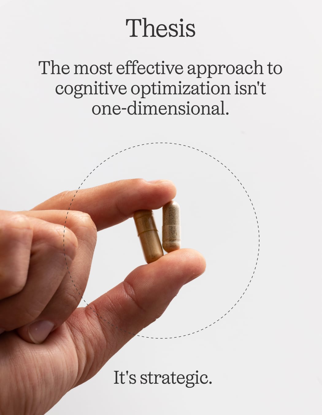The most effective approach to cognitive optimization isn't one-dimensional, it's strategic.