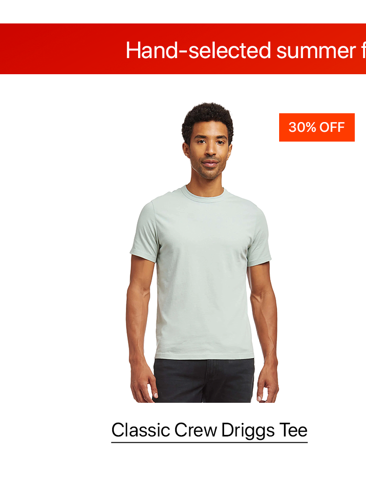 Classic Crew Driggs Tee