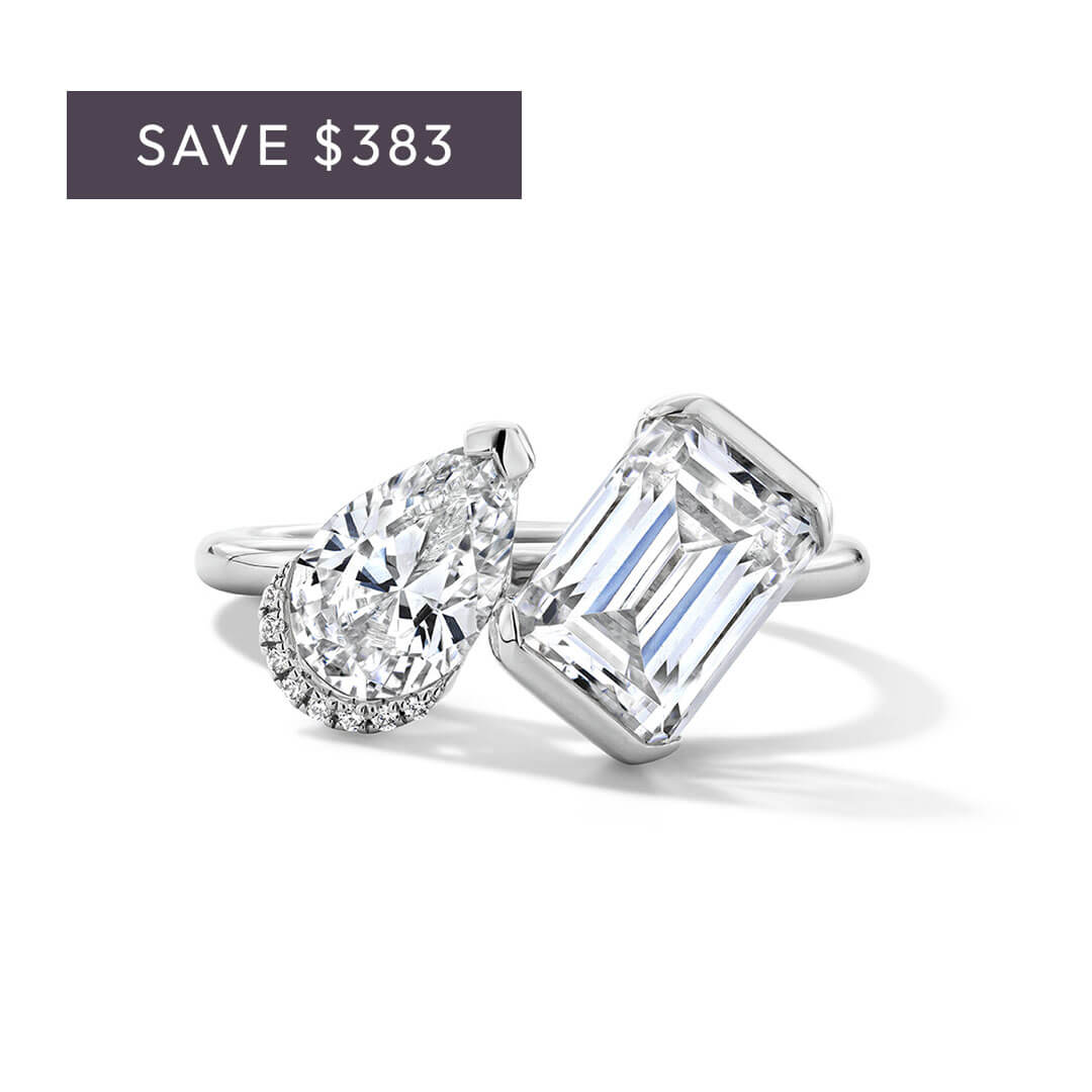 Toi et Moi East-West Diamond Setting