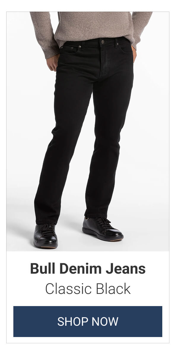 Classic Black Bull Denim Jeans