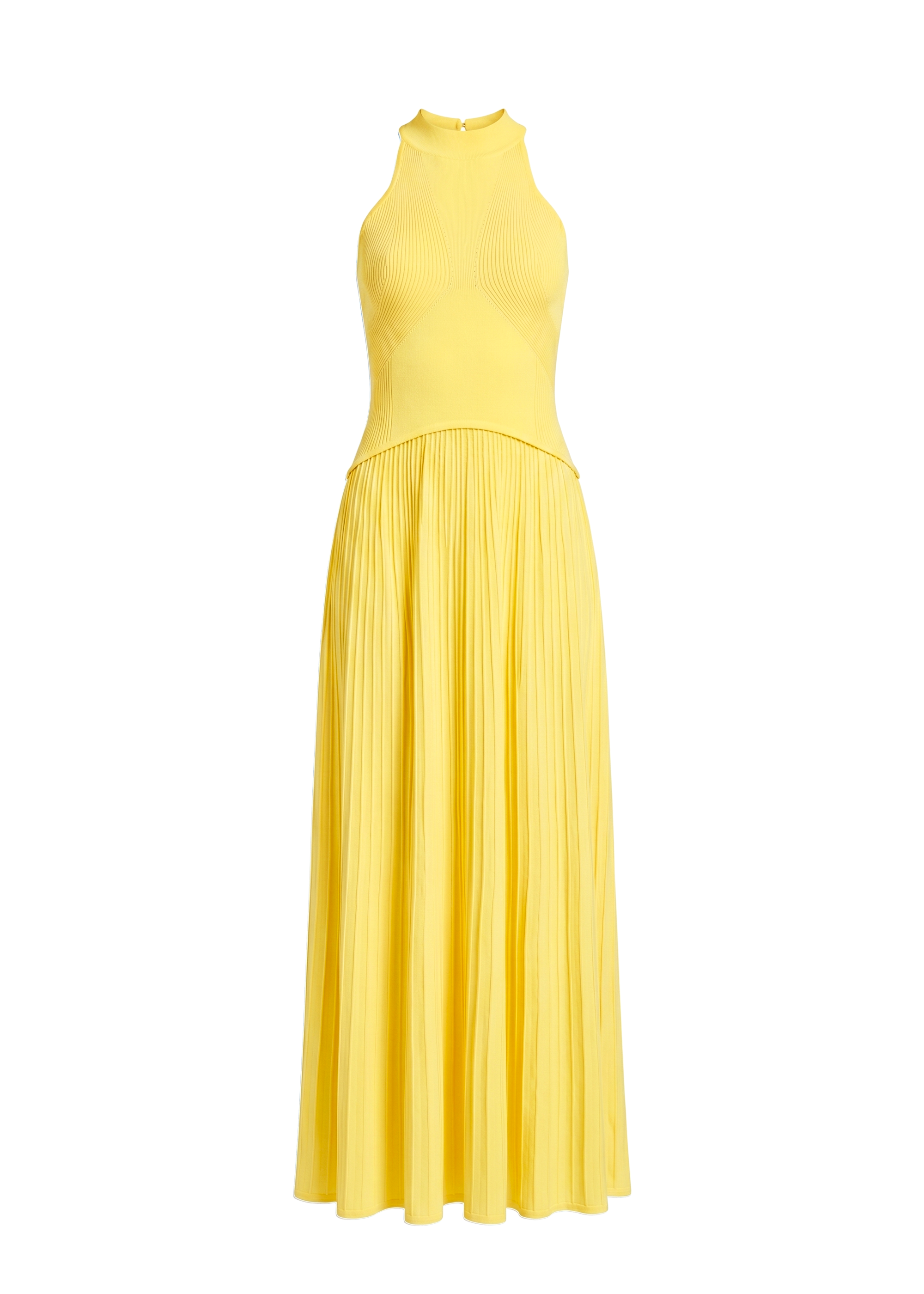 Yellow maxi dress