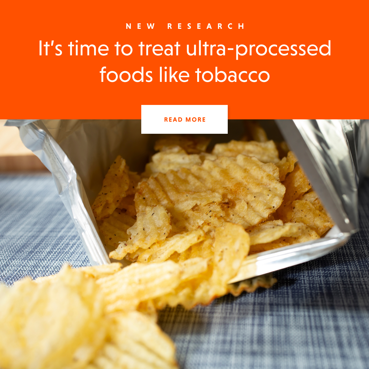 New research - UPF and tobacco - READ MORE
