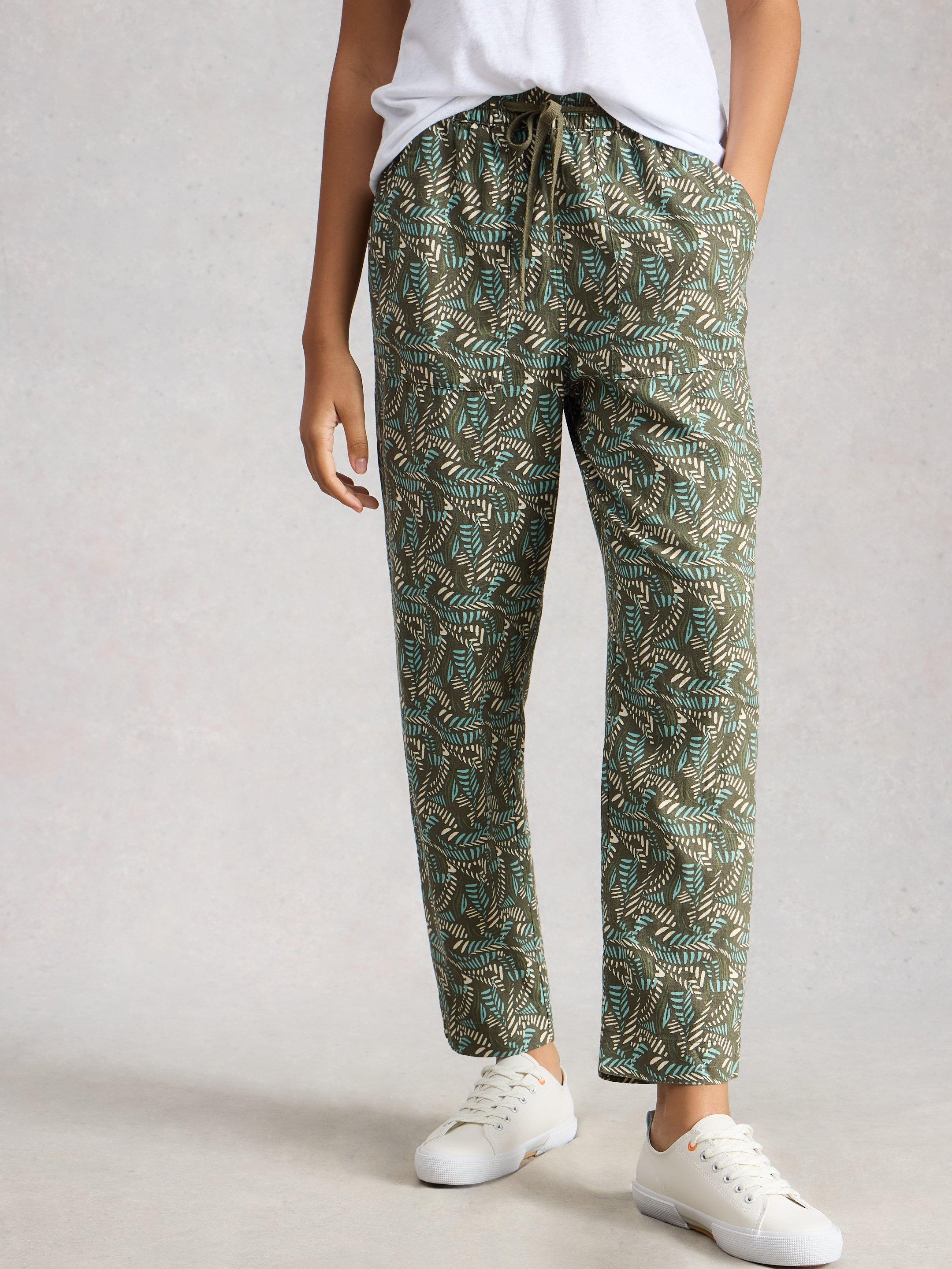 Shop Elle Linen Blend Trouser