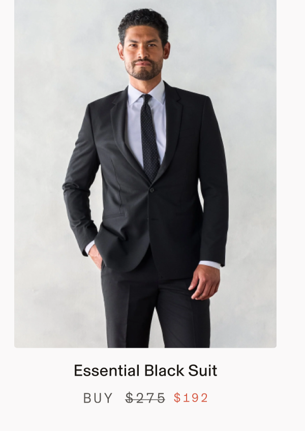 Essential Black Suit