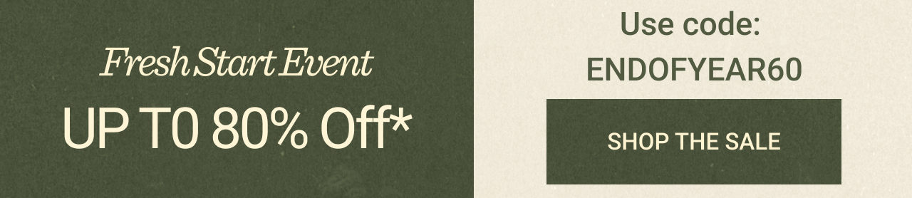 Shop Fresh Start Sale 