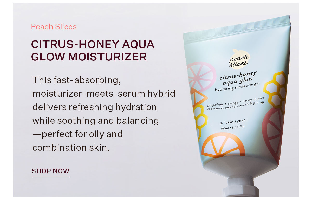 Citrus-Honey Aqua Glow Moisturizer