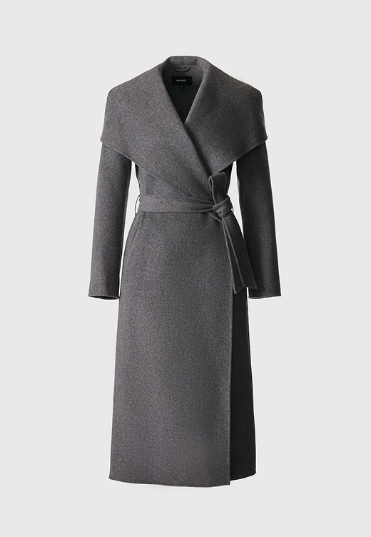 MAI-CN Double-face wool wrap coat