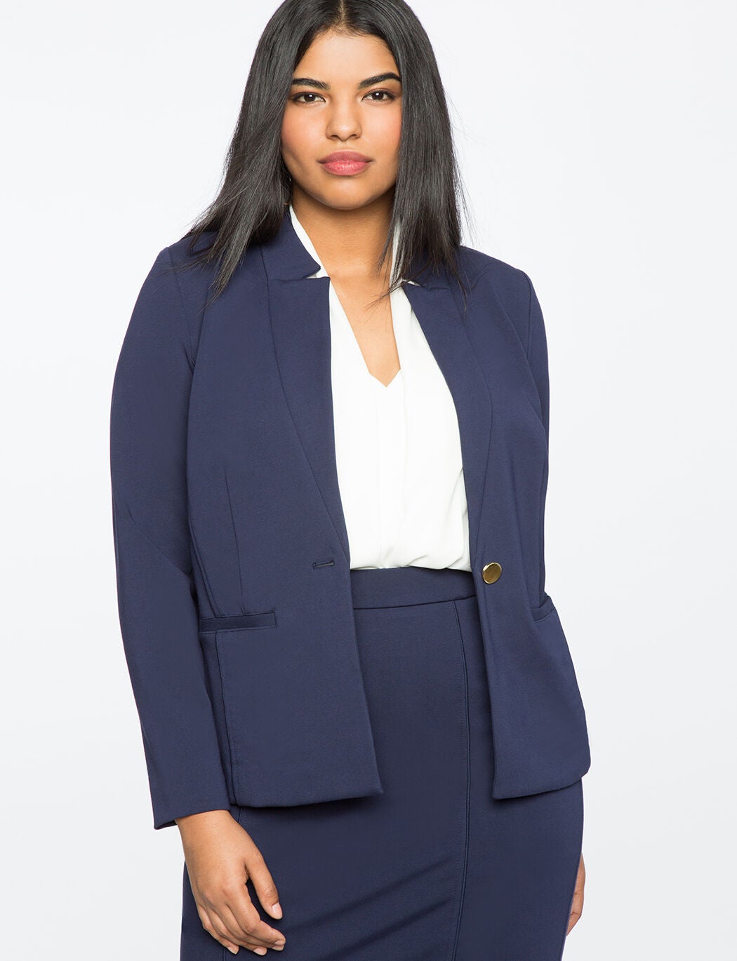 The Ultimate Stretch One Button Blazer﻿