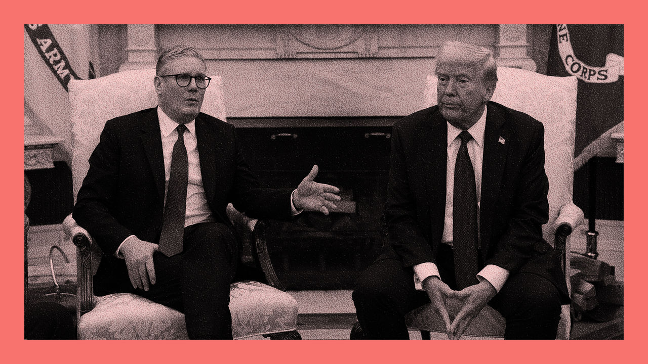 US President Donald Trump holds a bilateral meeting with British Prime Minister Keir Starmer in the Oval Office of the White House in Washington, DC, USA.