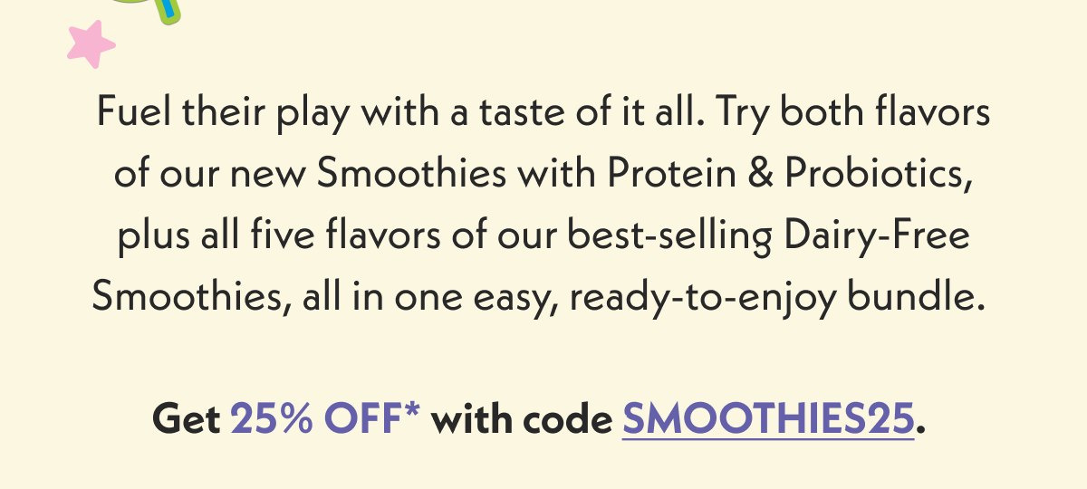 Get 25% off with code SMOOTHIES25