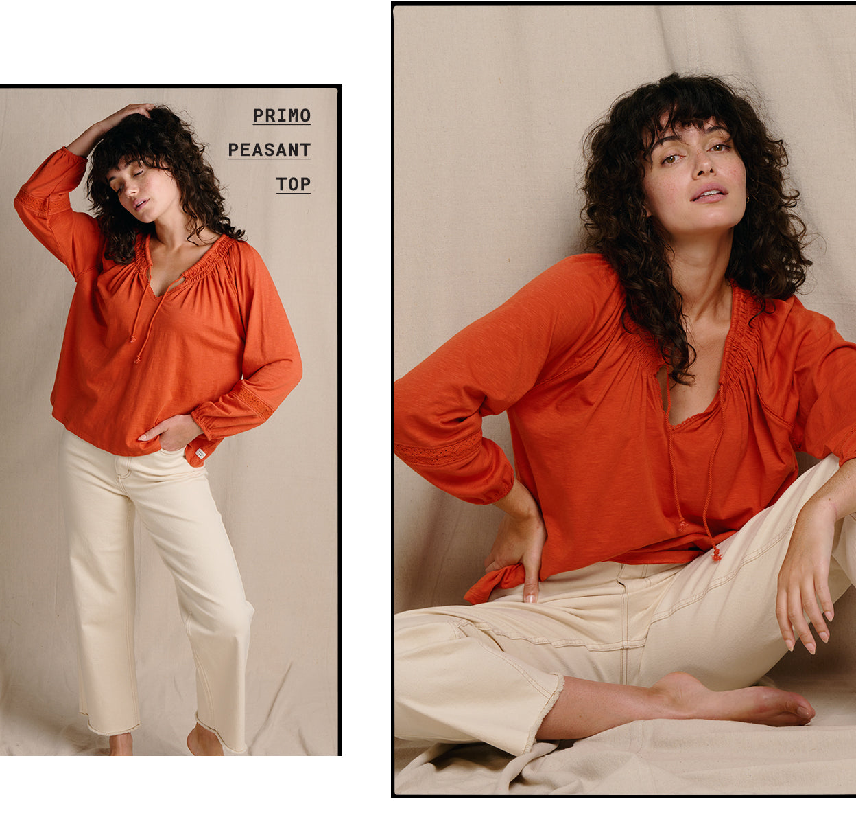 Primo Peasant Top