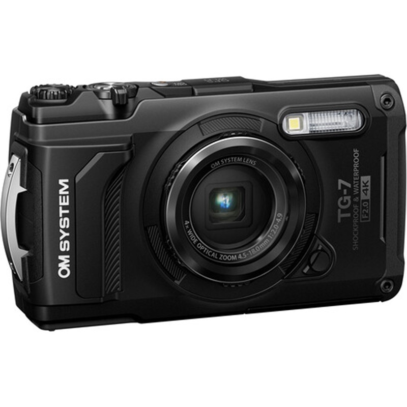 OM System - TG-7 Digital Camera - Black