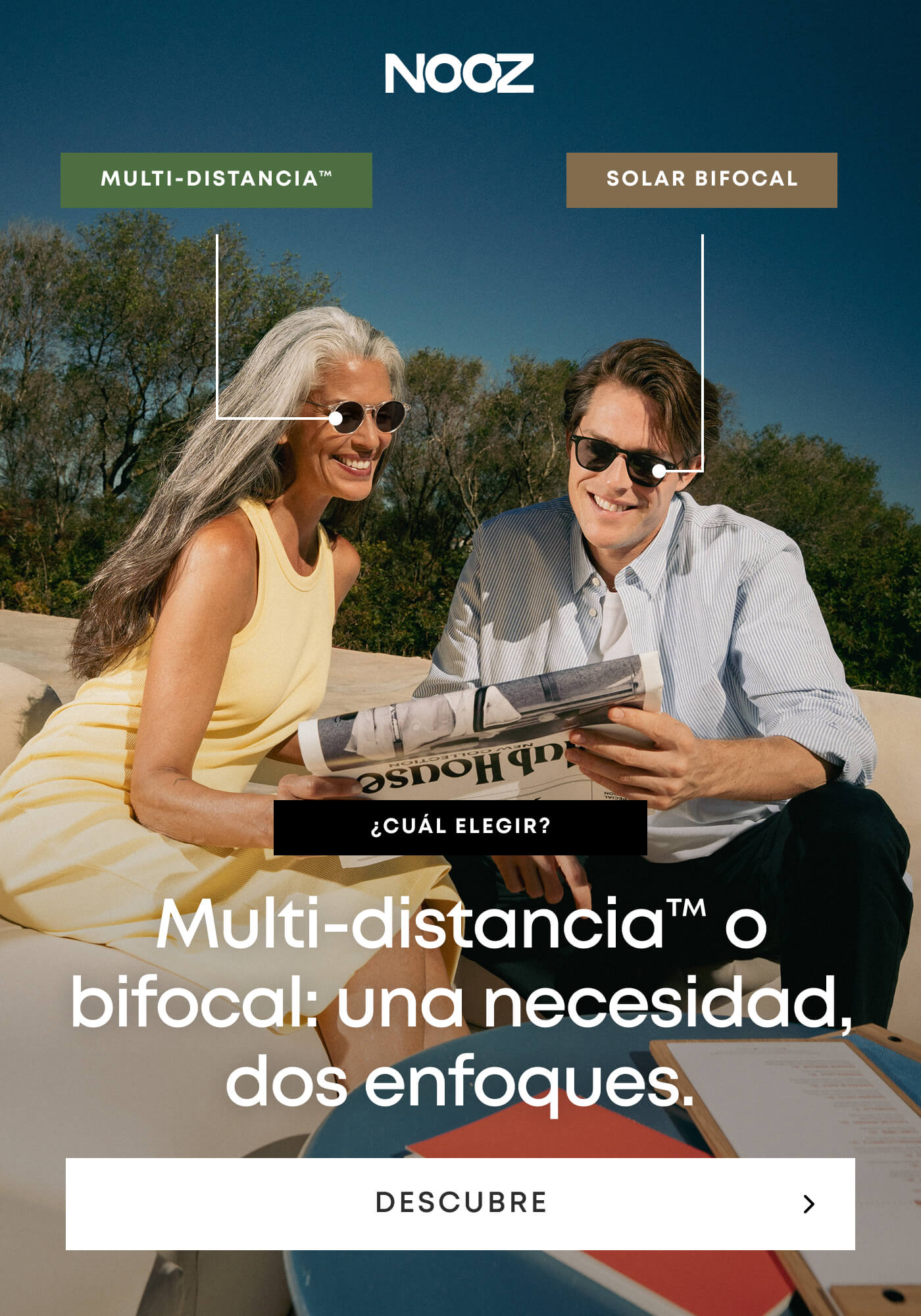 Multi-distance™ or bifocal: one need, two approaches.
