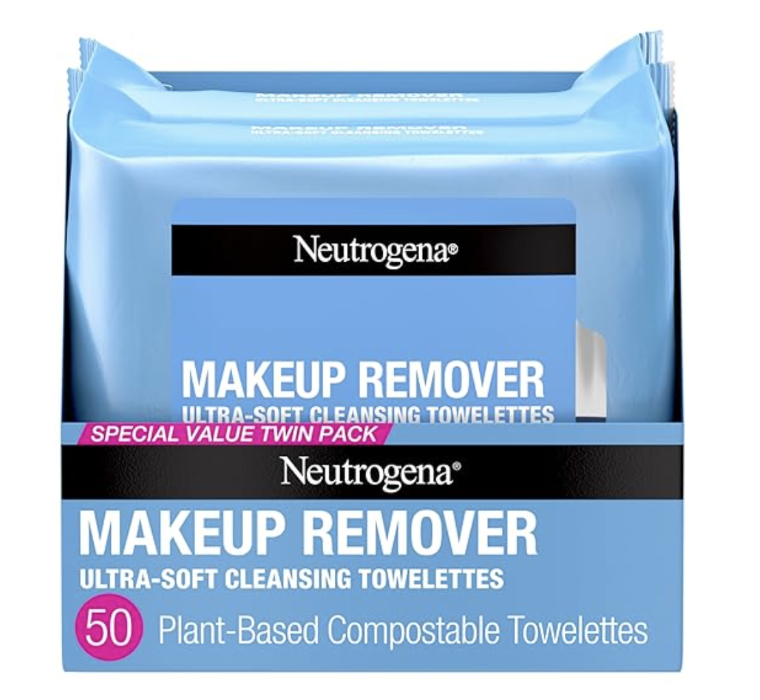 Neutrogena Makeup Remover Wipes, 2-Pack