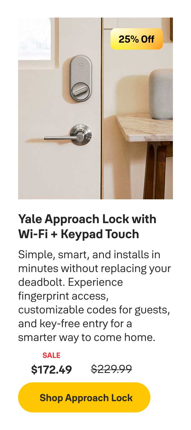 Shop Yale Approach Lock