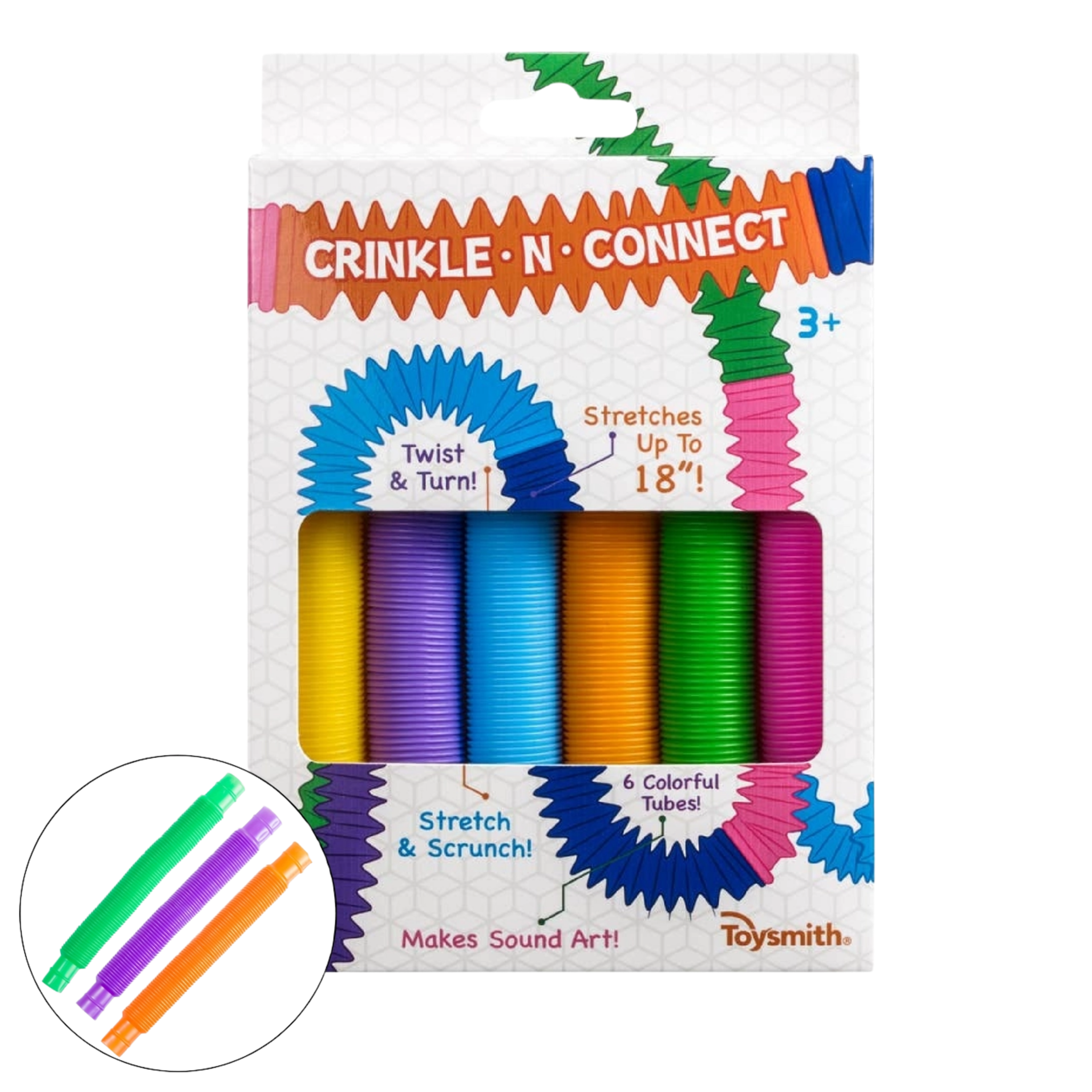 Image of Crinkle N' Connect 6 Color Tubes