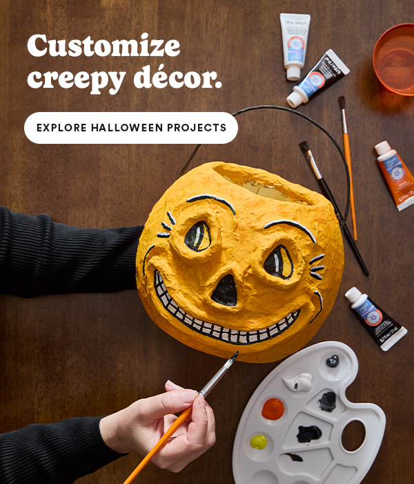 Customize creepy décor. EXPLORE HALLOWEEN PROJECTS