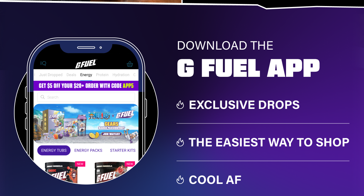 Download the G FUEL App