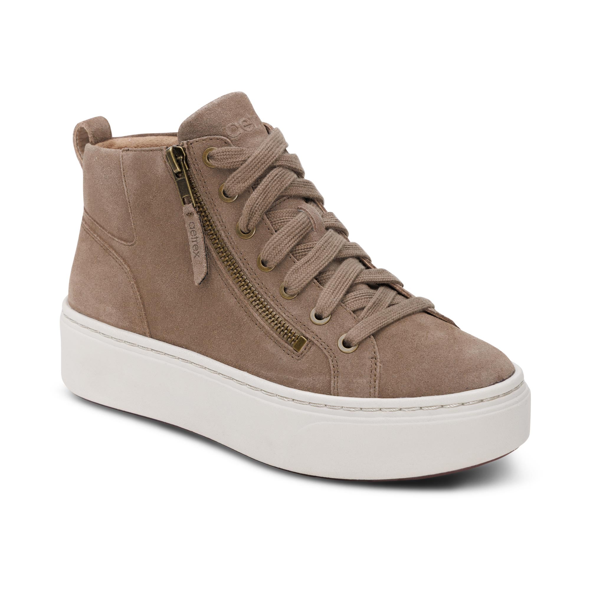 Image of Gianna Arch Support Platform Sneaker - Taupe