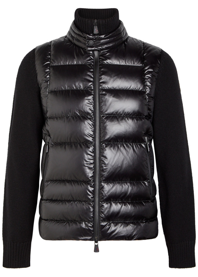 MONCLER GRENOBLE Wool and shell jacket