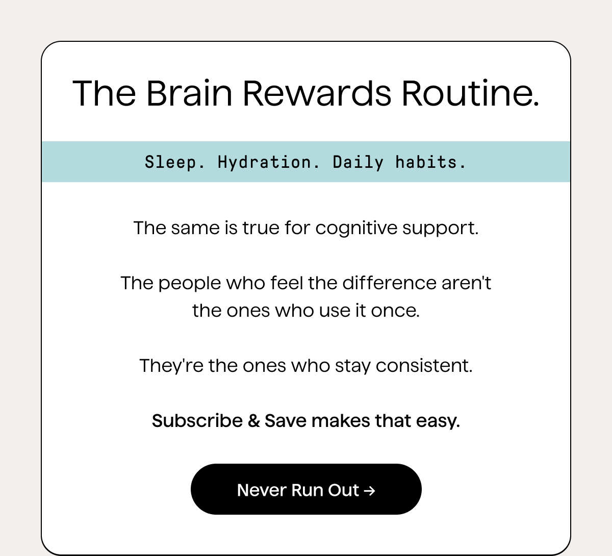 Brain rewards