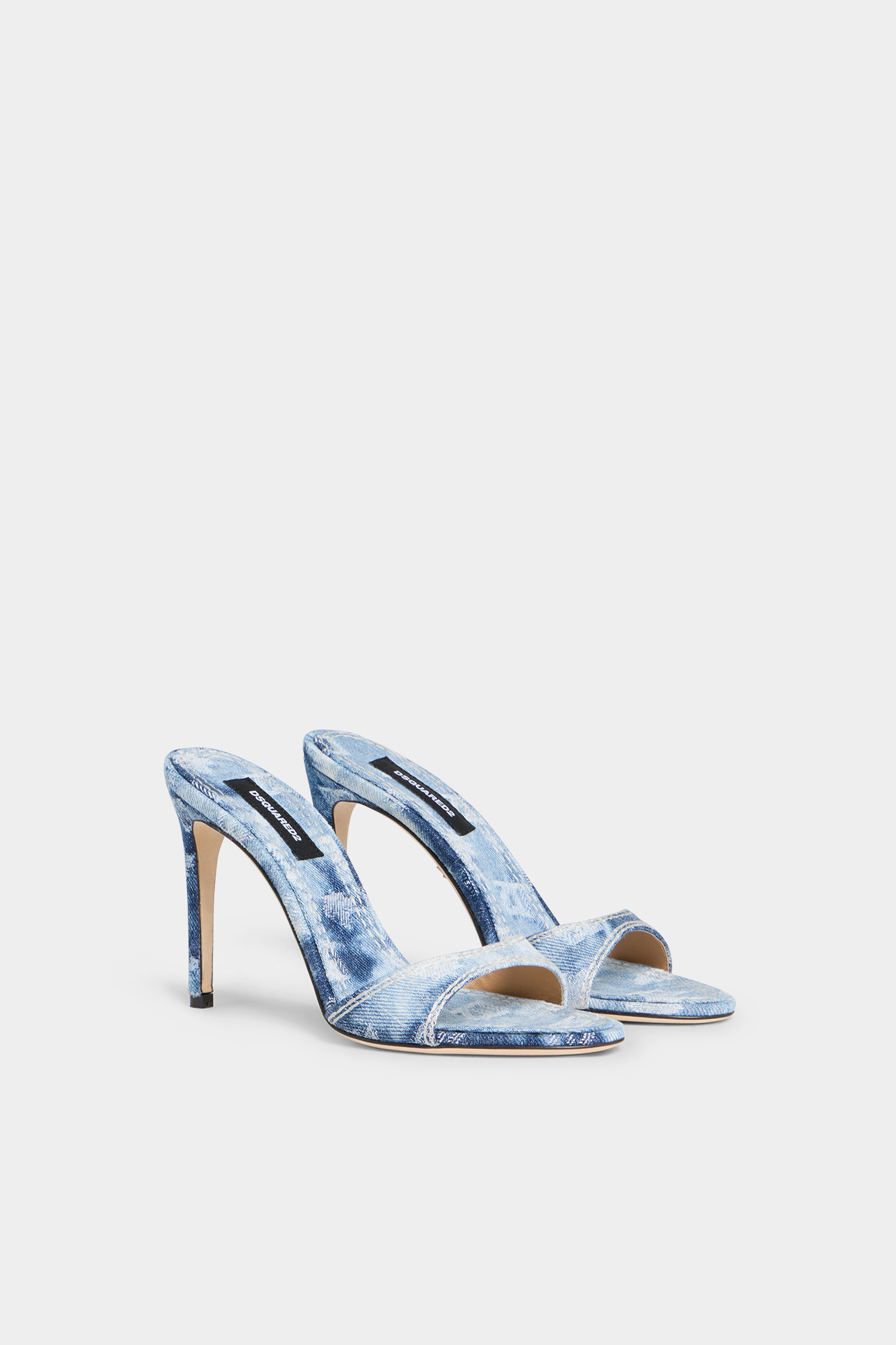 D2 Monogram Heeled Mules