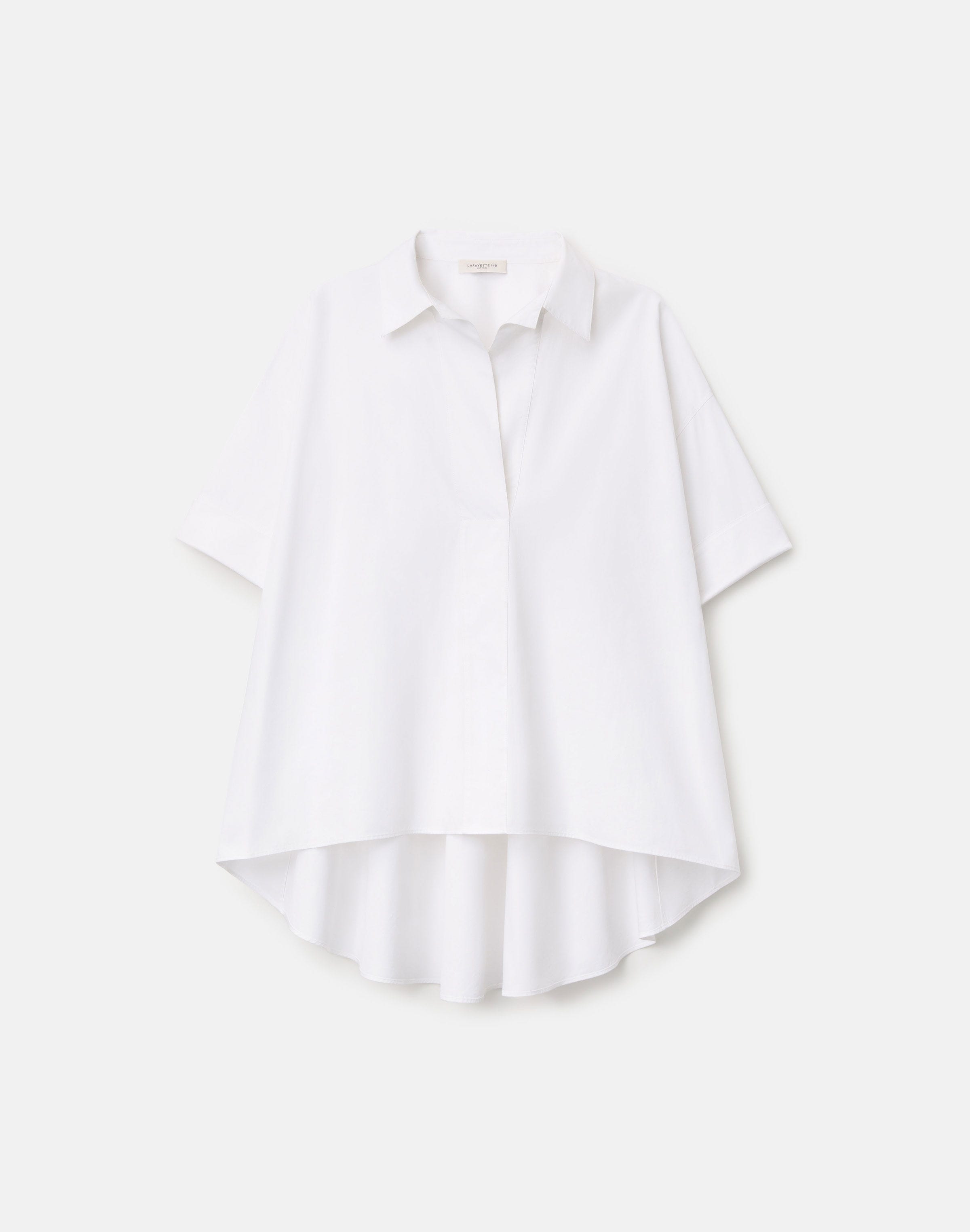 Image of Organic Cotton Poplin Swing Shirt