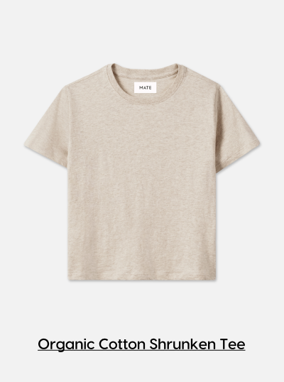 Organic Cotton Shrunken Tee