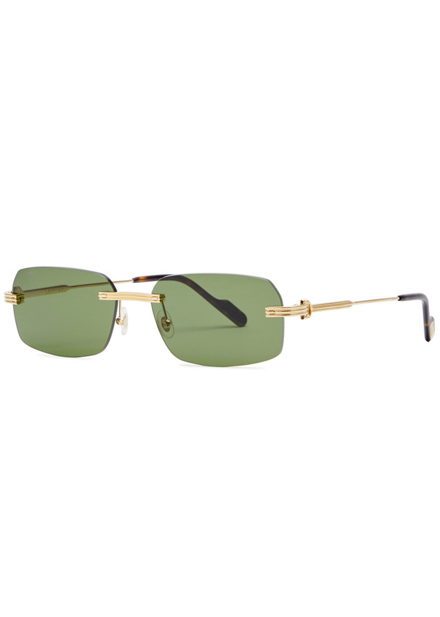 CARTIER Première De Cartier rectangle-frame sunglasses